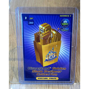 Rare Virtual Magic Kingdom VMK Disneyland Exclusive Golden Show Collection